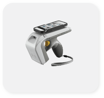 Handheld reader for asset inventory counting. 