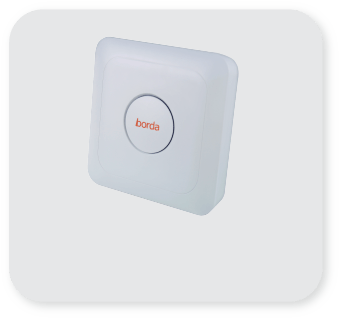 Borda’s IPS system features Bluetooth Angle of Arrival (AoA) and Ultra-Wide Band (UWB) technology to detect the tag’s precise location. The state-of-the-art Locator can calculate the real-time location of assets, patients and, staff with high precision (10cm – 1m).