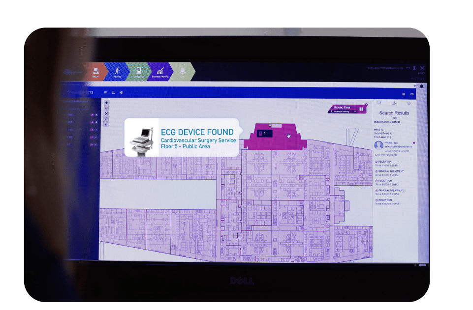 Access assets anywhere, anytime Numerous hospital assets are constantly on the move throughout the day, and nurses spend up to 30% of their time searching for assets. Through precise hospital asset tracking capability, access the instant real-time location of assets and find any mobile assets in a matter of seconds. Once your staff has real-time visibility with the Asset Utilization systems, they can focus on patient care rather than spending hundreds of hours on manual asset searches.