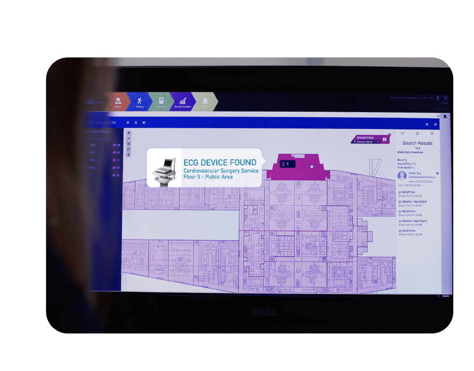 Access assets anywhere, anytime Numerous hospital assets are constantly on the move throughout the day, and nurses spend up to 30% of their time searching for assets. Through precise hospital asset tracking capability, access the instant real-time location of assets and find any mobile assets in a matter of seconds. Once your staff has real-time visibility with the Asset Utilization systems, they can focus on patient care rather than spending hundreds of hours on manual asset searches.