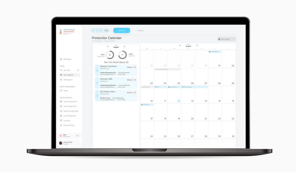 Borda Tehcnology's Digital Protection Calendar